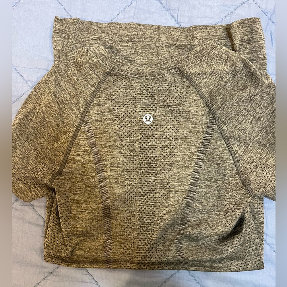 (0) swiftly short sleeve top gray